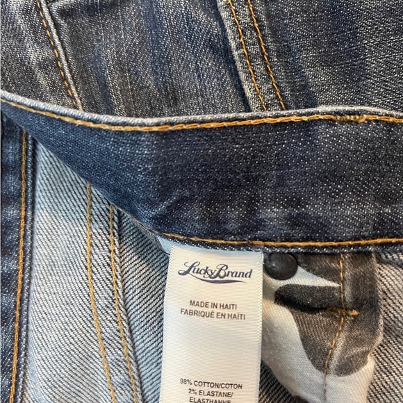 Lucky Brand 361 Vintage Straight Medium Wash Men's Classic Blue Jeans 34x34 - Picture 7 of 11